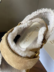 Dior Dioract Sandal Beige Suede Goatskin - 3