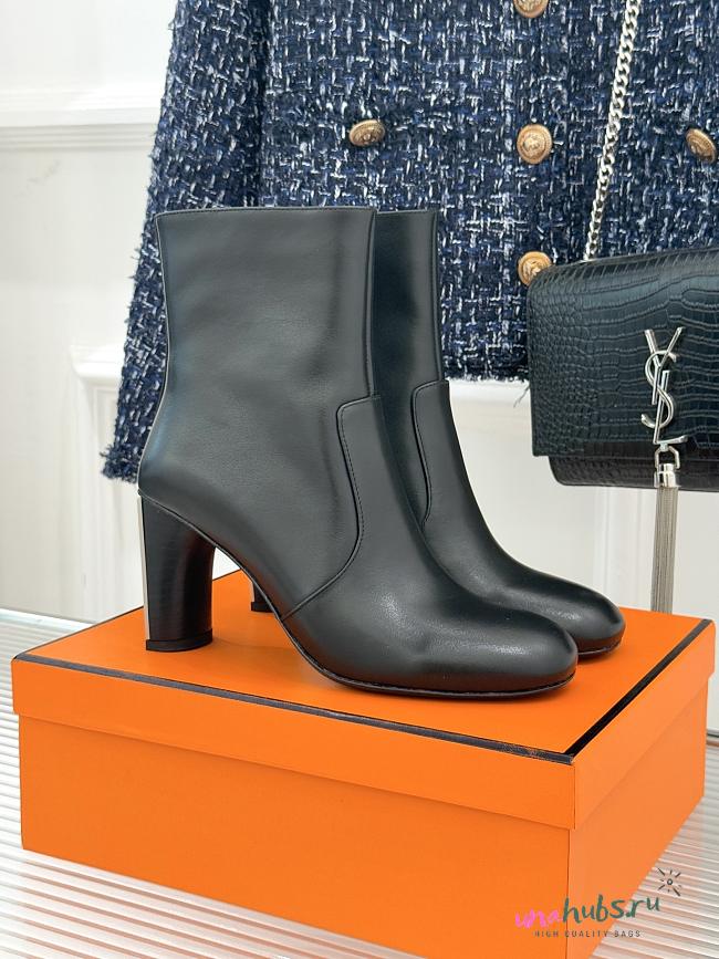 Hermes Lisa 55 Black ankle boot - 1