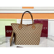 Gucci Totissima Large Reversible Tote Bag Brown 30x27x23cm - 1