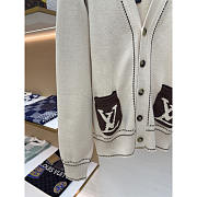 Louis Vuitton Light Cardigan with Signature In Off-White - 3