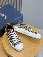 Dior B23 Low-Top Sneaker Blue Beige Raffia-Effect  - 3
