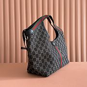Gucci Giglio Large Tote Bag In Black - 60x47x16cm - 4