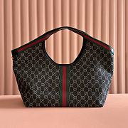 Gucci Giglio Large Tote Bag In Black - 60x47x16cm - 3