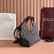 Gucci Giglio Small Tote Bag Black 25x20x15cm - 5