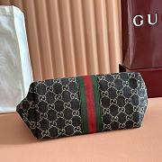 Gucci Giglio Small Tote Bag Black 25x20x15cm - 3
