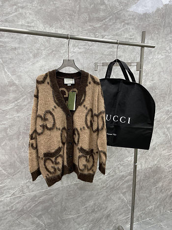 Gucci GG Reversible Mohair-blend Cardigan