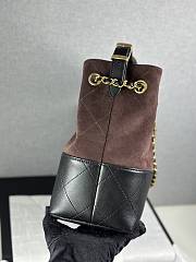 Chanel Suede Black & Brown Tote - 36x11.5x32cm - 3