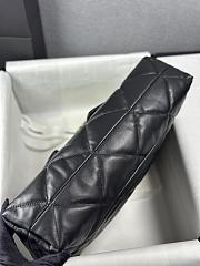 Chanel 25K Hobo Black Lambskin 38x11x26cm - 5