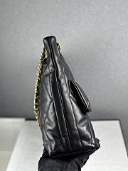 Chanel 25K Hobo Black Lambskin 38x11x26cm - 4