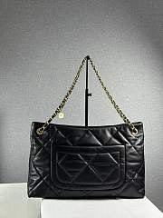 Chanel 25K Hobo Black Lambskin 38x11x26cm - 3