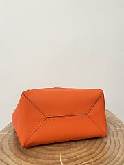 Loewe Puzzle Fold tote Orange calfskin 31x25x14cm - 5