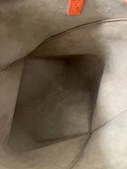 Loewe Puzzle Fold tote Orange calfskin 31x25x14cm - 3