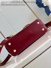 Louis Vuitton Capucines East-West Mini Grenat Red 22x12x8cm - 5