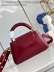 Louis Vuitton Capucines East-West Mini Grenat Red 22x12x8cm - 3
