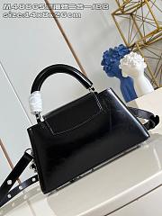 Louis Vuitton Capucines East-West BB Black 26.5x14x8cm - 4