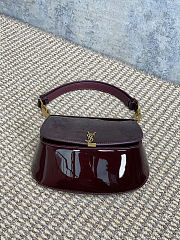 YSL Voltaire Top Handle Bag Red 21x17.5x8cm - 5