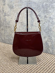 YSL Voltaire Top Handle Bag Red 21x17.5x8cm - 2