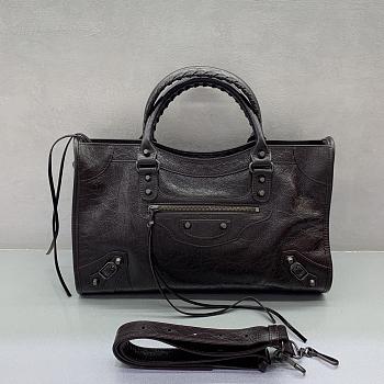 Balenciaga Le City Dark Brown - 38x24x14cm