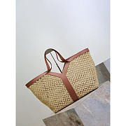 YSL Y Tote In Raffia 37 x 32 x 27–22 cm - 3