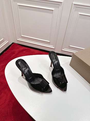 Christian Louboutin Miss Z Mule 100 mm Patent Black