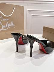 Christian Louboutin Miss Z Mule 100 mm Patent Black - 4
