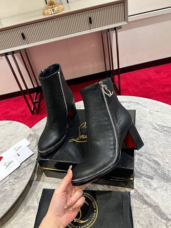 Christian Louboutin CL 70mm leather ankle boots