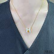 Hermes White Necklace - 3