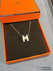 Hermes White Necklace - 2