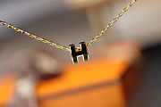 Hermes Black Necklace - 3