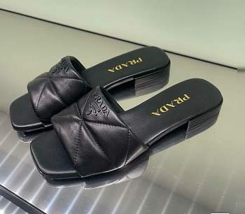 Prada Black Slides