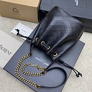 YSL Cassandre bucket bag Black 25x15.5x11cm - 5