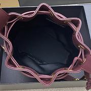 YSL Cassandre bucket bag Red Wine 25x15.5x11cm - 5