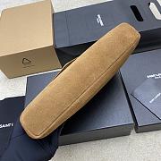 YSL Cassandre Tan Suede - 29.5x18x4.5cm - 2