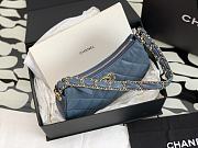 Chanel Hobo Blue 23.5x13.5x5.3cm - 3