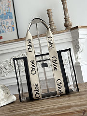 Chloé Woody Tote Bag pvc 37x26x12cm - 1