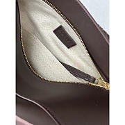 Loewe Small Puzzle Edge Landscape Bag Calfskin Chocolate / Light Moss 24cm - 5