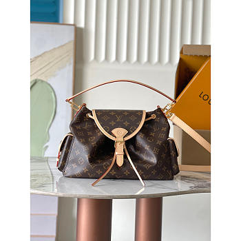 Louis Vuitton Odyssee MM Shoulder Bag Monogram Brown 36x24x18cm