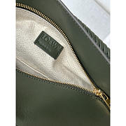 Loewe Small Puzzle Edge Landscape Bag Calfskin Bottle Green / Ochre 24cm - 2
