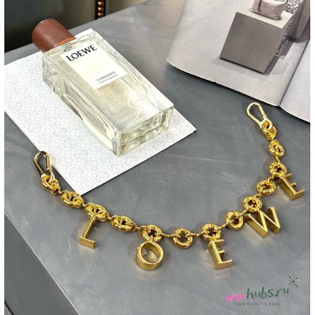 Loewe Gold Donut Chain Bag Charm - 1