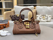 Chloe Paddington bag Grained leather Brown 36x18x18cm - 1
