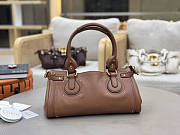 Chloe Paddington bag Grained leather Brown 36x18x18cm - 2