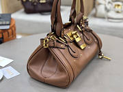 Chloe Paddington bag Grained leather Brown 36x18x18cm - 3