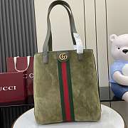 Gucci Ophidia medium tote bag Suede Green 36x30x12.5cm - 1