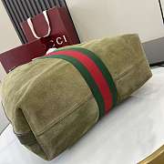 Gucci Ophidia medium tote bag Suede Green 36x30x12.5cm - 5