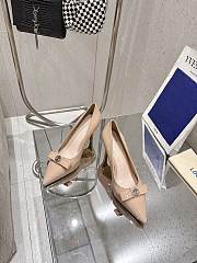 Louis Vuitton Nude Patent Heel 10cm - 3