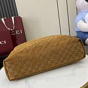 Gucci Large Beatrix Shopper Brown Suede 40x36x12cm - 5
