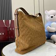Gucci Large Beatrix Shopper Brown Suede 40x36x12cm - 4