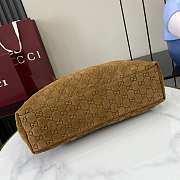 Gucci Medium Beatrix Shopper Brown Suede 35x27.5x11cm - 5