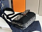 Dior 8 Bag with Strap Beige and Black 26x18x6cm - 5