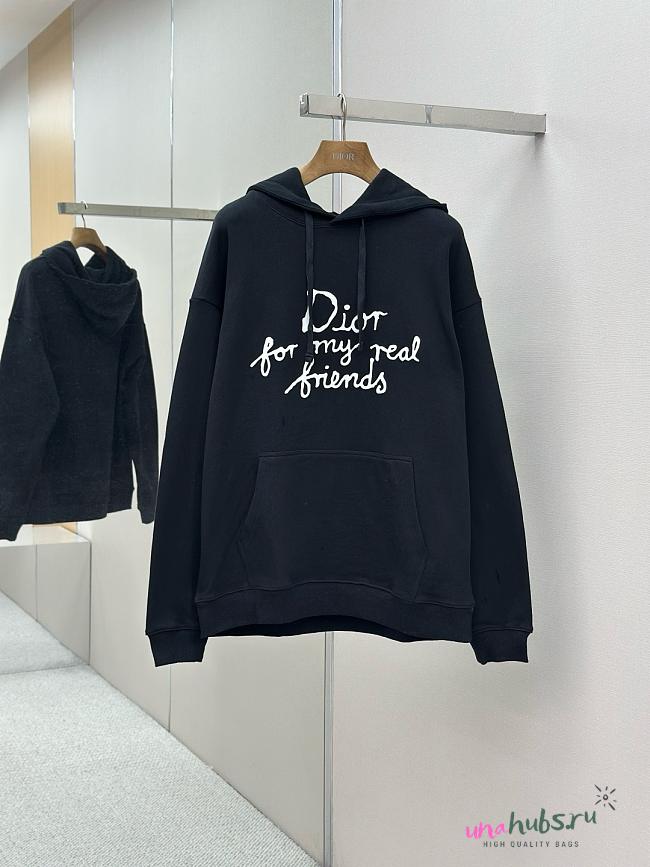 Dior Hoodie Black - 1